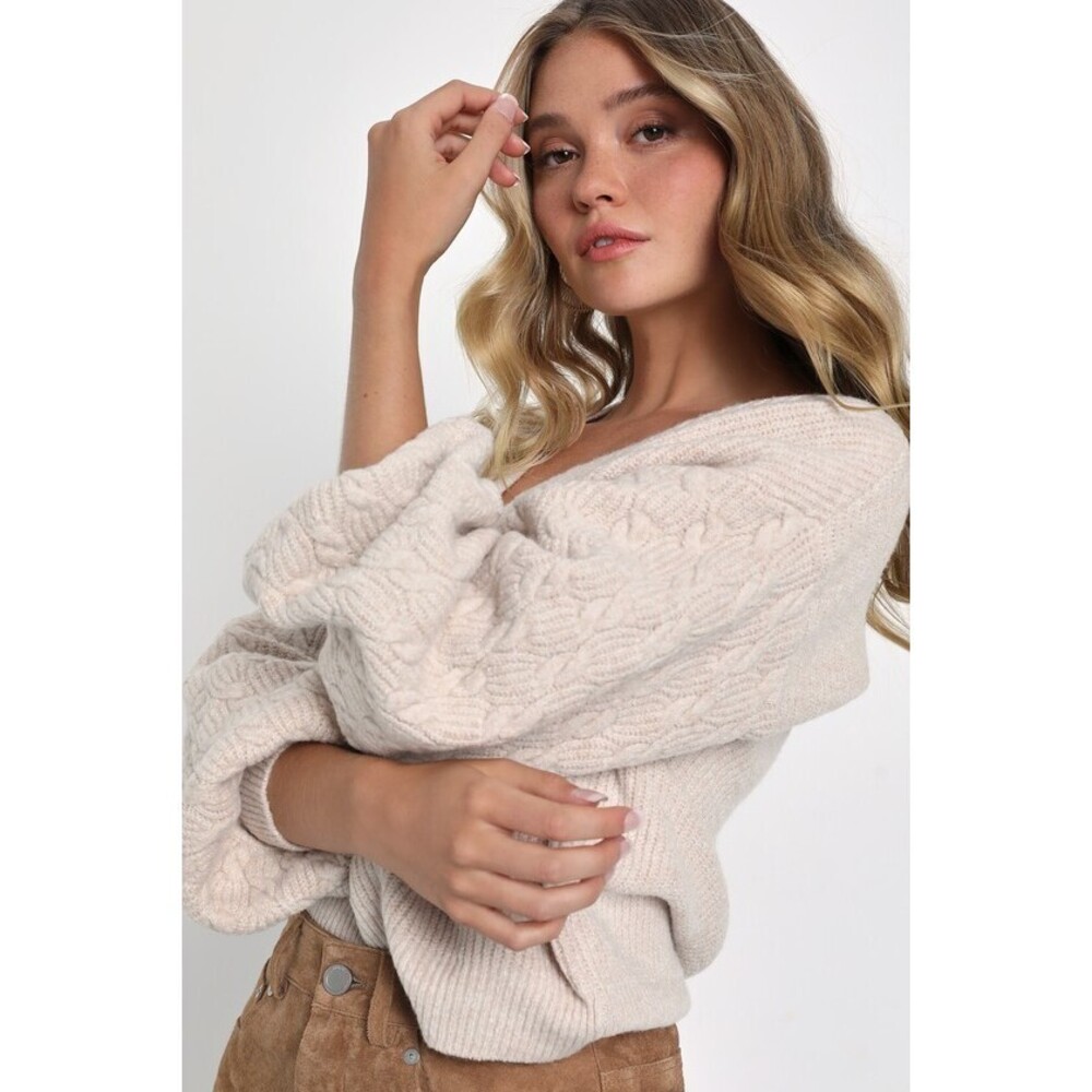 Lulus Slope Sweetie Sweater - Size L